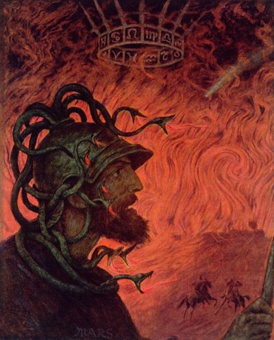 Marte, illustrazione da 